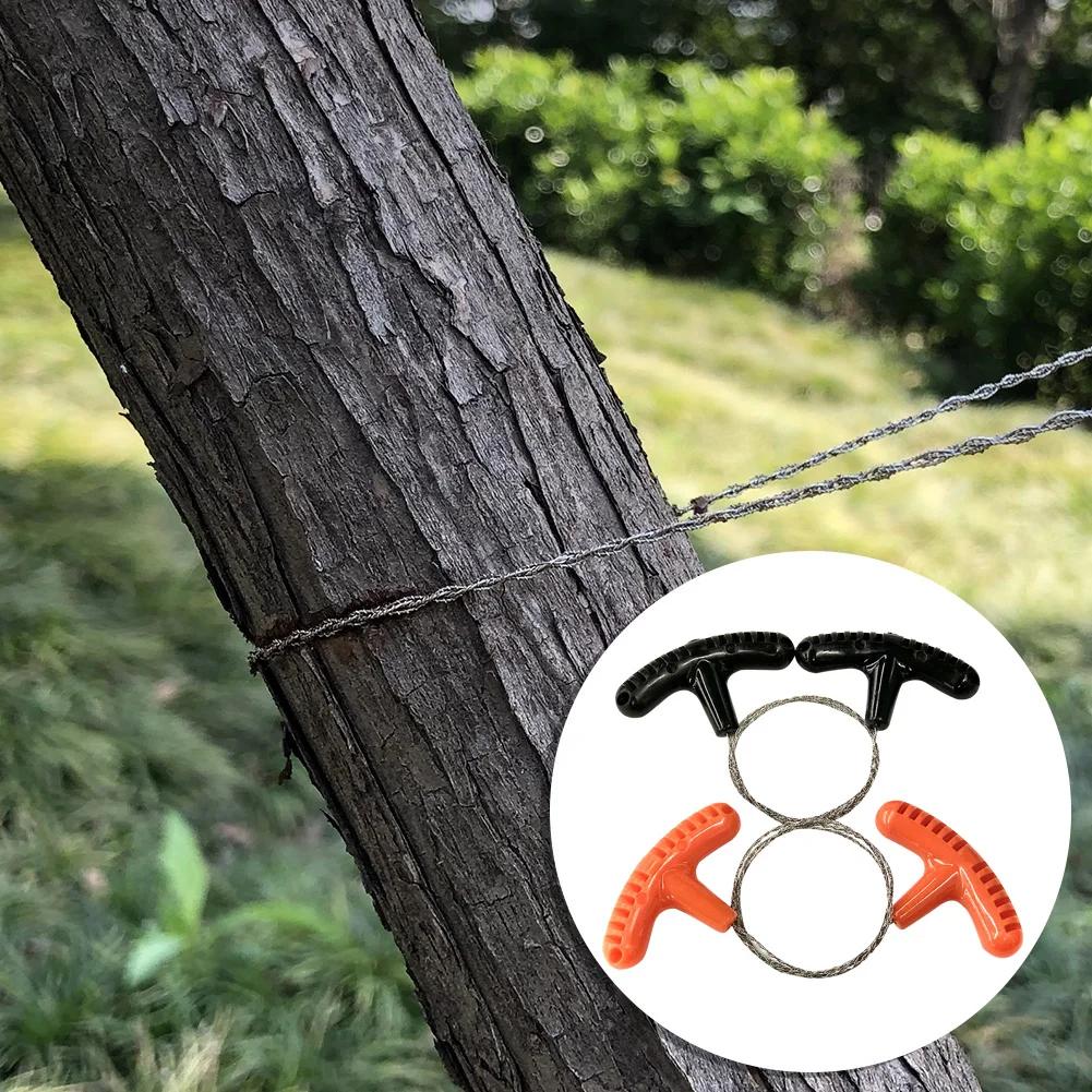 Manual Steel Rope Outdoor Camping Hiking  Chain Saw Practical Portable Emergency Survival Gear Steel Wire Kits Trave